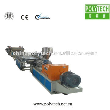 Construcción de PVC Foam Board Extrusion Line / Machine